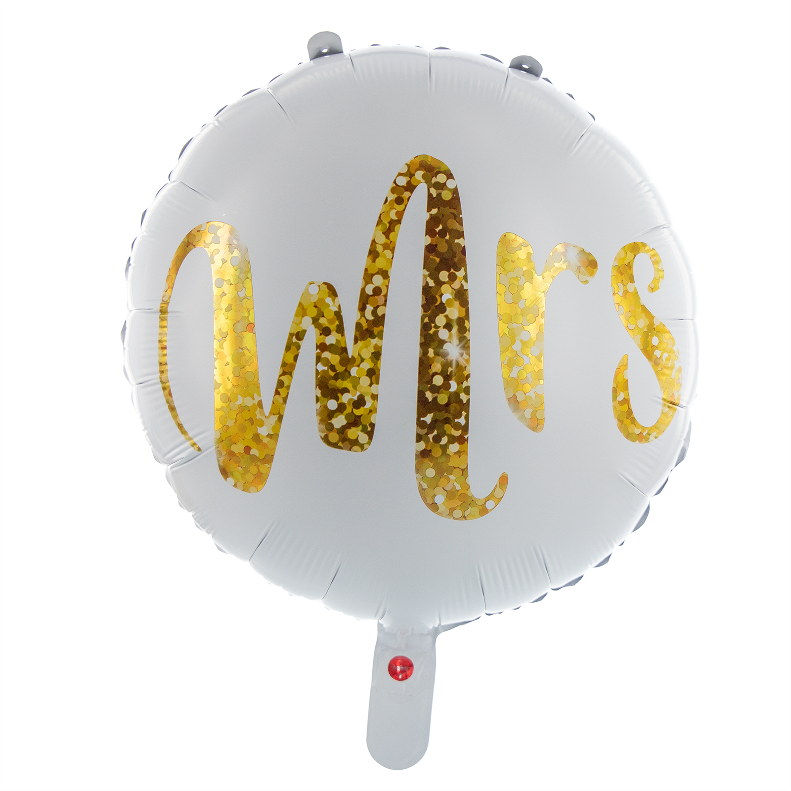 Folienballon Mrs Gold Rund 45cm – Hochzeit Deko Ballon Helium Luftballon