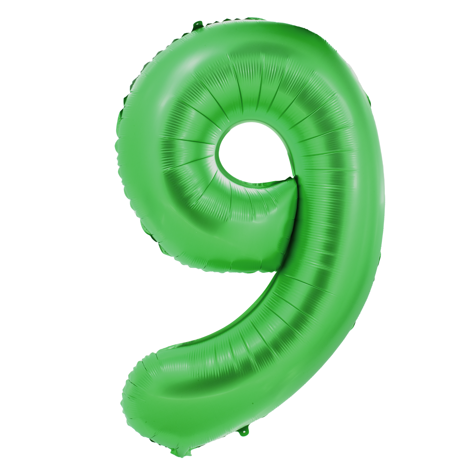 Folienballons Zahlenballon matt grün 100 cm Zahl 0-9 11
