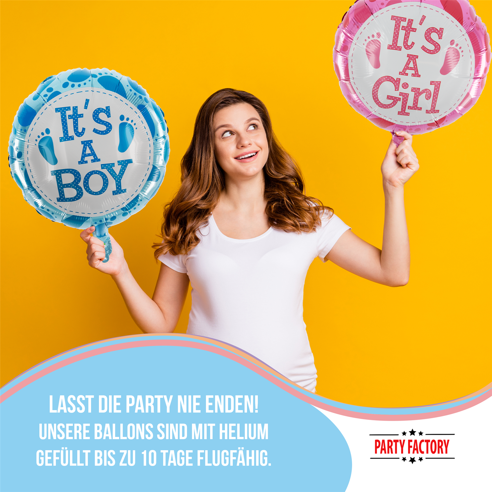 Folienballon Rund Boy 45cm 3