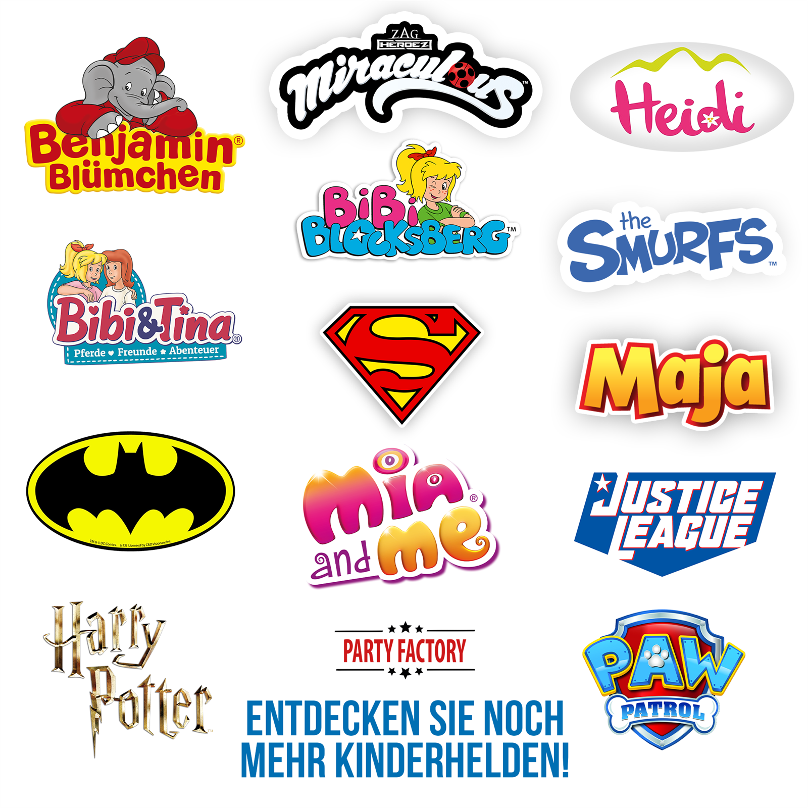 Party Factory `Justice League´ Party Popper 12er Set, 40 cm Konfettikanone mit bunt schimmerndem Konfetti, bis zu 8 m Flughöhe 7