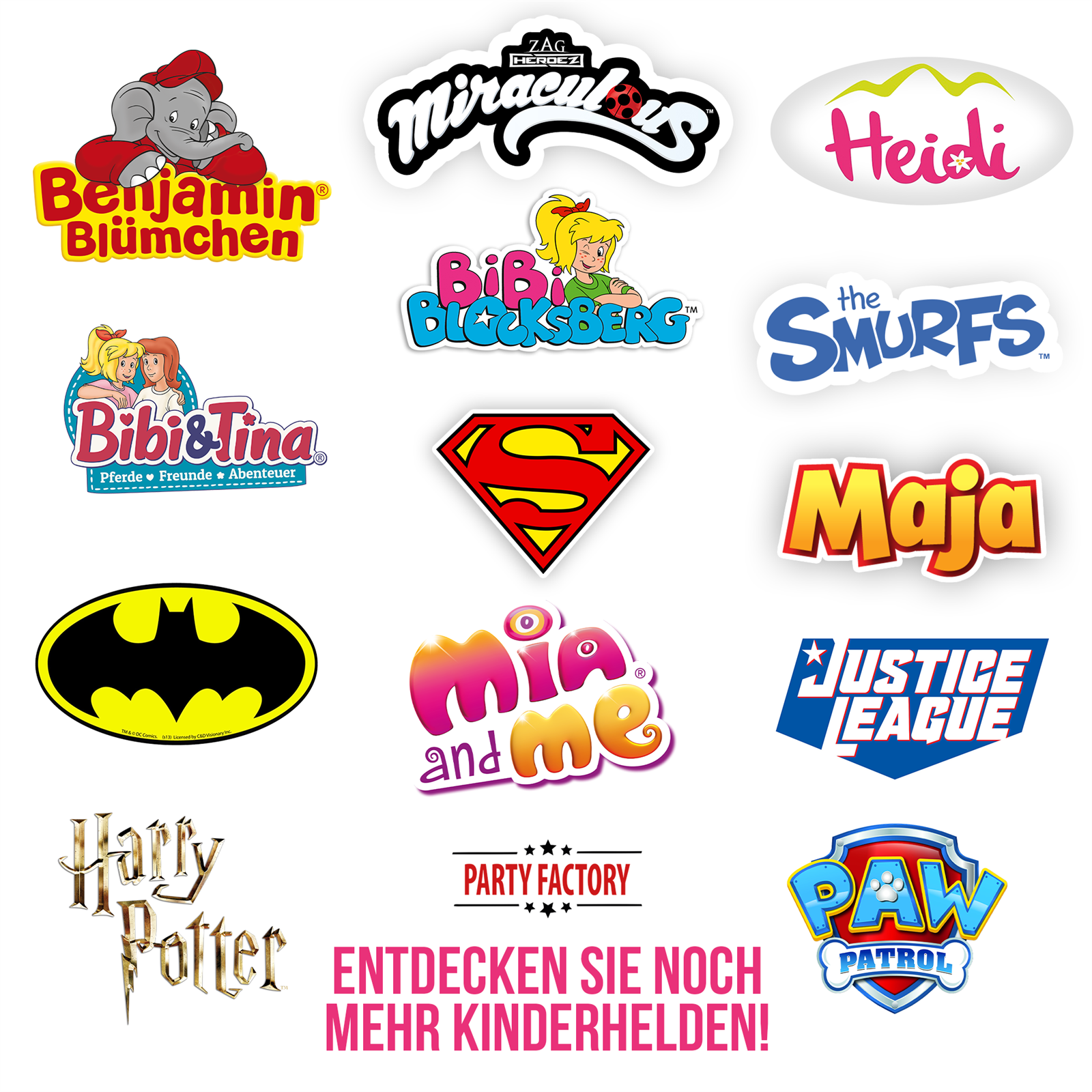 Party Factory `Bibi Blocksberg´ Party Popper 12er Set, 40 cm Konfettikanone mit bunt schimmerndem Konfetti, bis zu 8 m Flughöhe 7