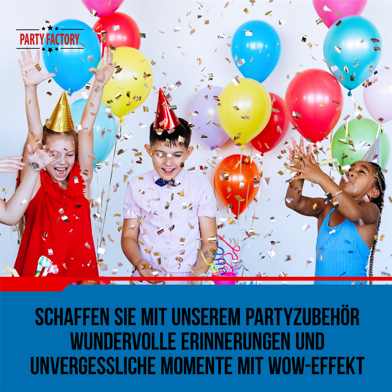 Party Factory `Superman´ Party Popper 10er Set, 40 cm Konfettikanone mit bunt schimmerndem Konfetti, bis zu 8 m Flughöhe 6