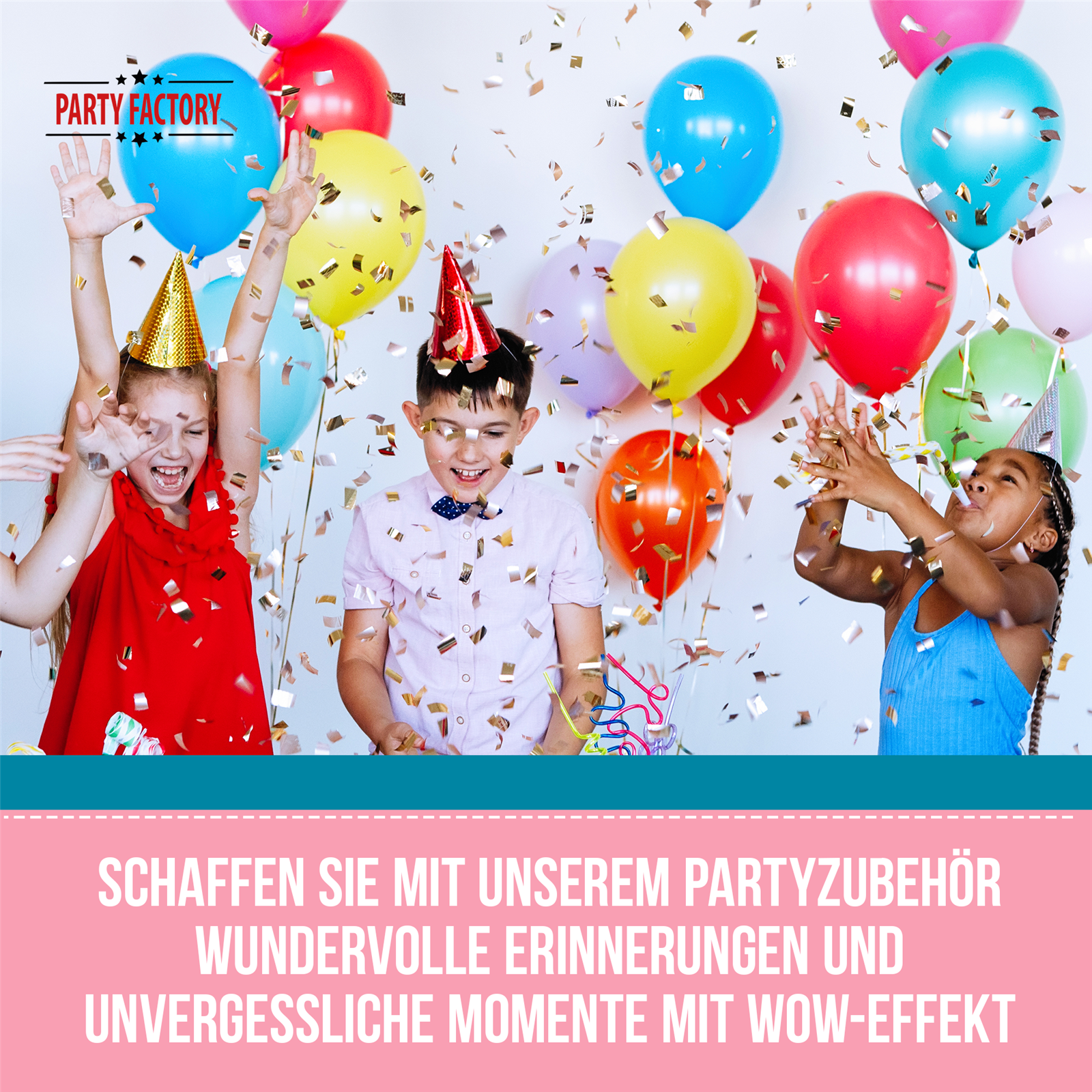 Party Factory `Bibi & Tina´ Party Popper 10er Set, 40 cm Konfettikanone mit bunt schimmerndem Konfetti, bis zu 8 m Flughöhe 6