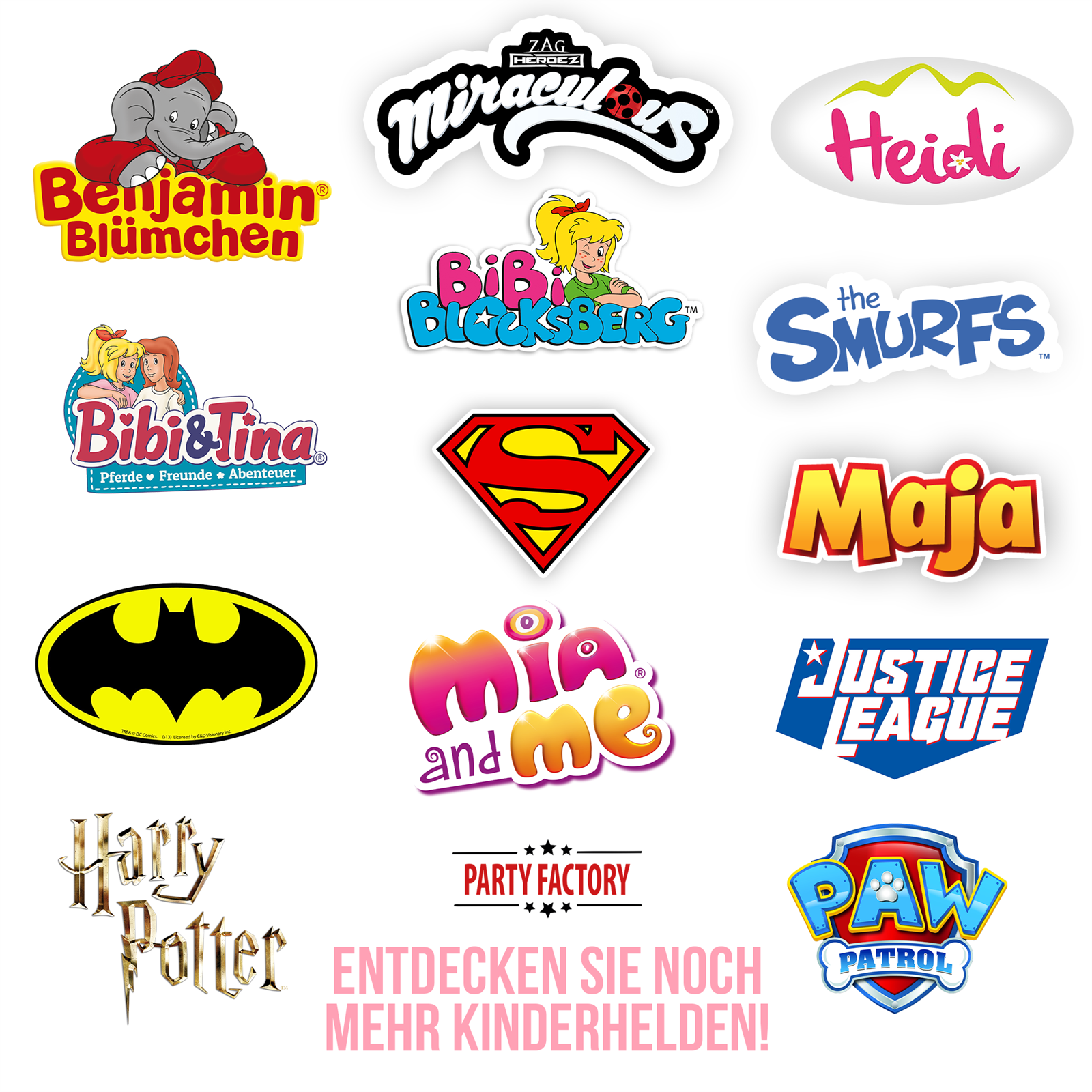 Party Factory `Bibi & Tina´ Party Popper 12er Set, 40 cm Konfettikanone mit bunt schimmerndem Konfetti, bis zu 8 m Flughöhe 7