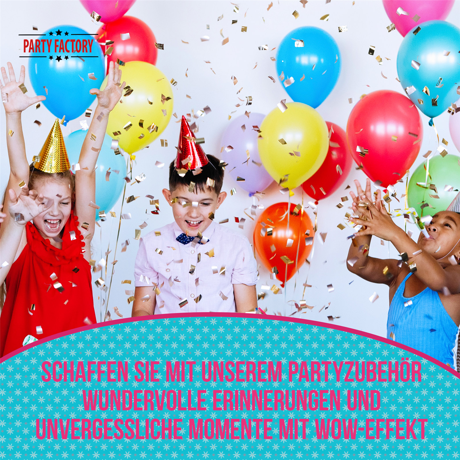 Party Factory `Heidi´ Party Popper 10er Set, 40 cm Konfettikanone mit bunt schimmerndem Konfetti, bis zu 8 m Flughöhe 6