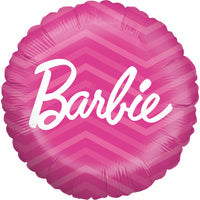 Folienballon Barbie pink rund ø45 cm