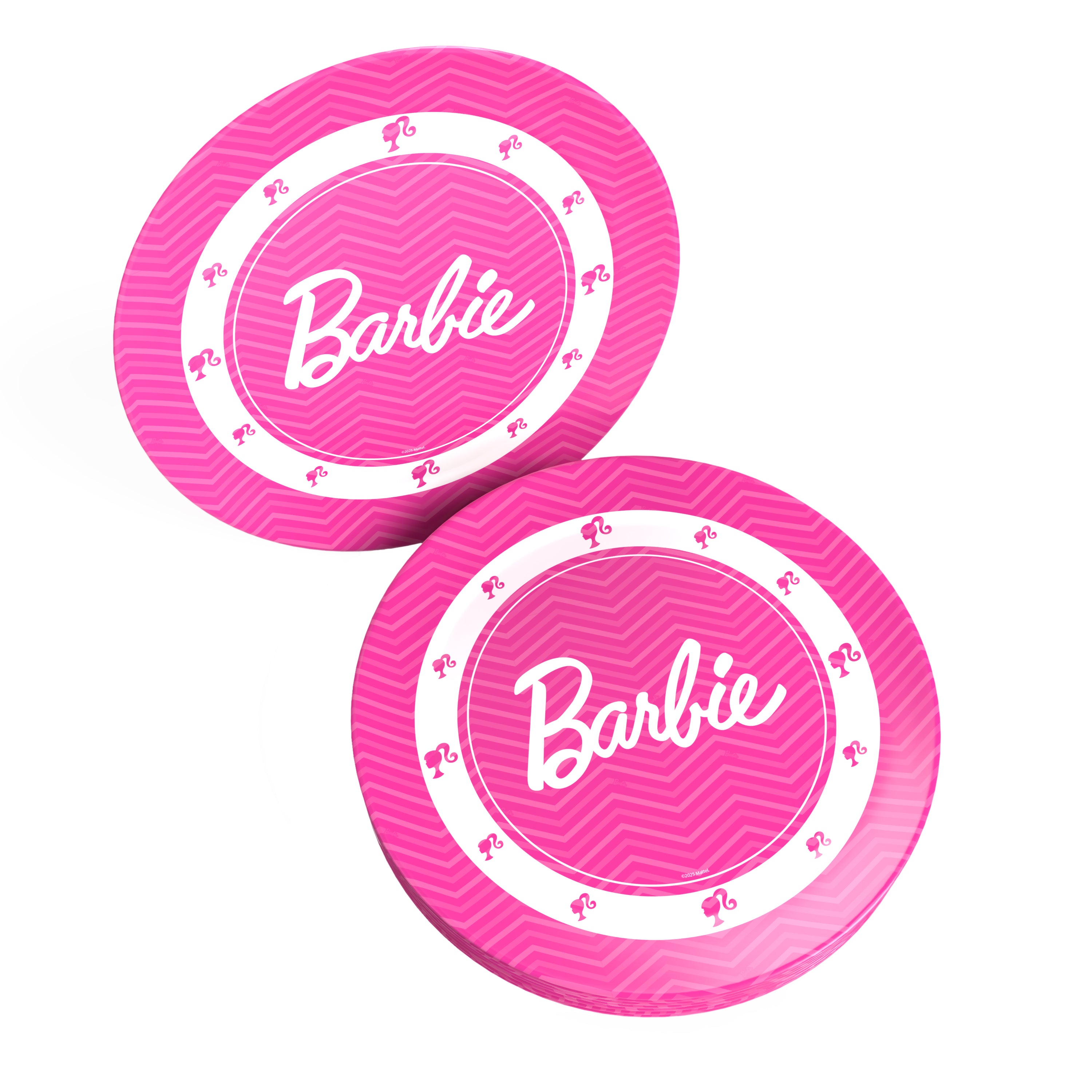 Barbie Papp-Teller 23cm – 8 Stück