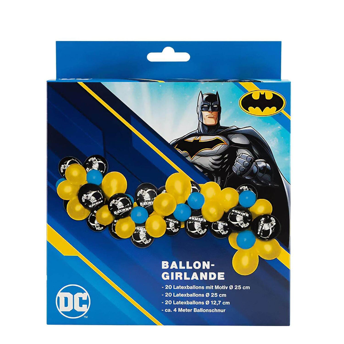 Batman Ballongirlande Set 60-teilig 2