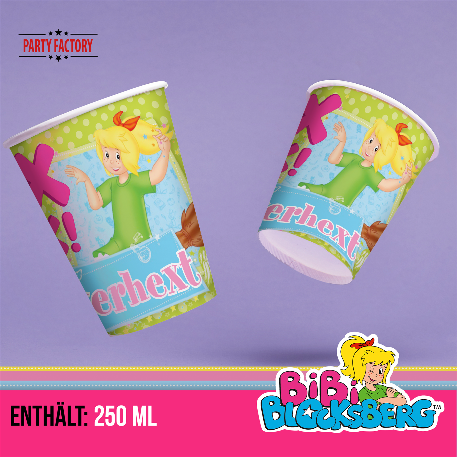Bibi Blocksberg 40-teiliges Party Set Geschirr 4
