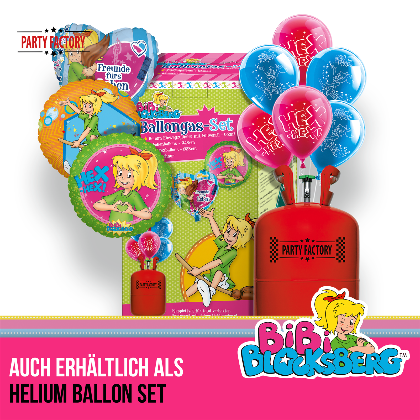 Bibi Blocksberg 40-teiliges Party Set Geschirr 6