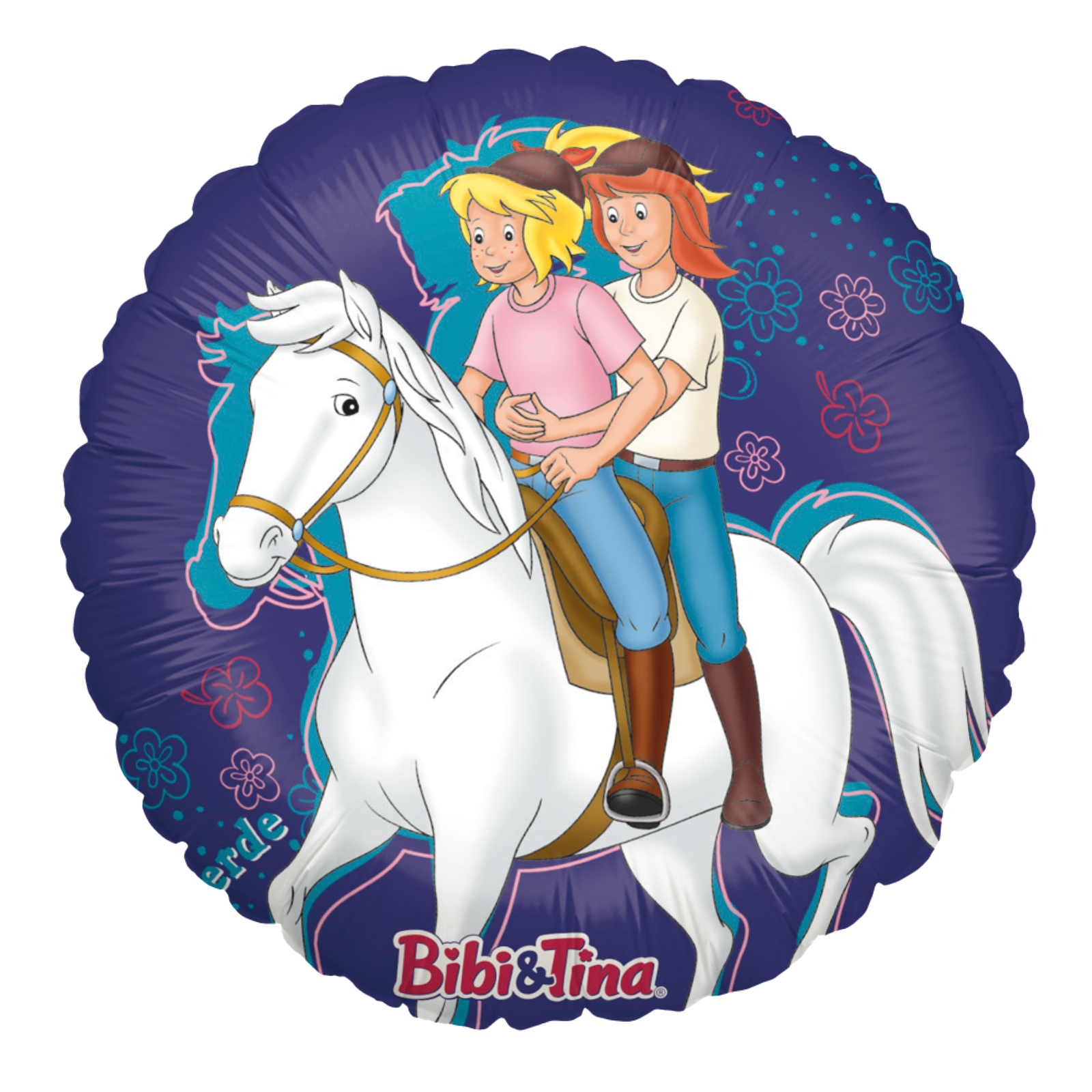 Bibi & Tina 3er-Set Folienballons bunt Ø45 cm 3