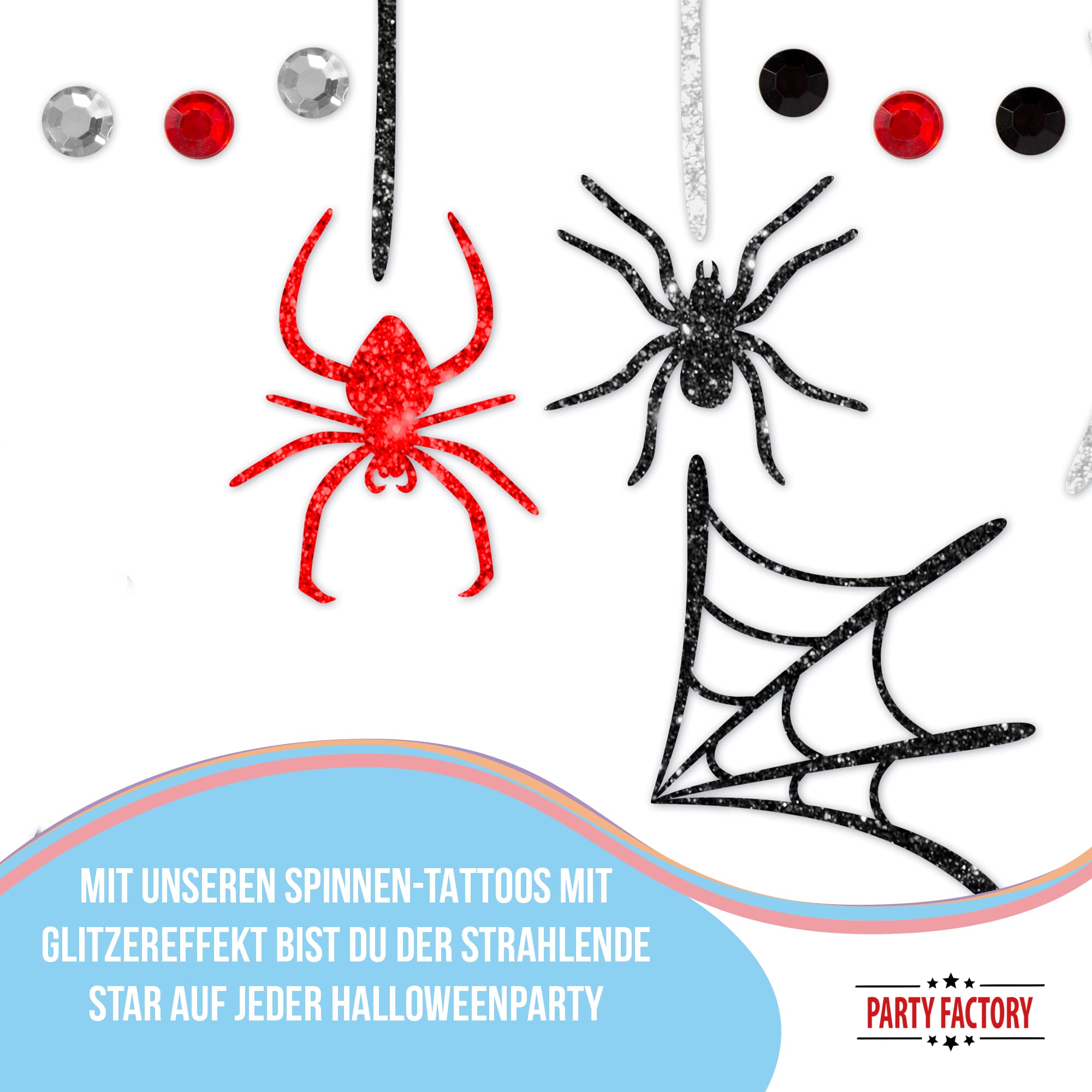 Glitter Face Tattoo - Fledermäuse 5