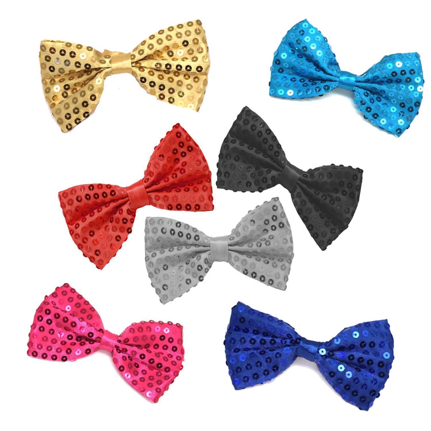 Pailletten-Fliege Party-Accessoire 12
