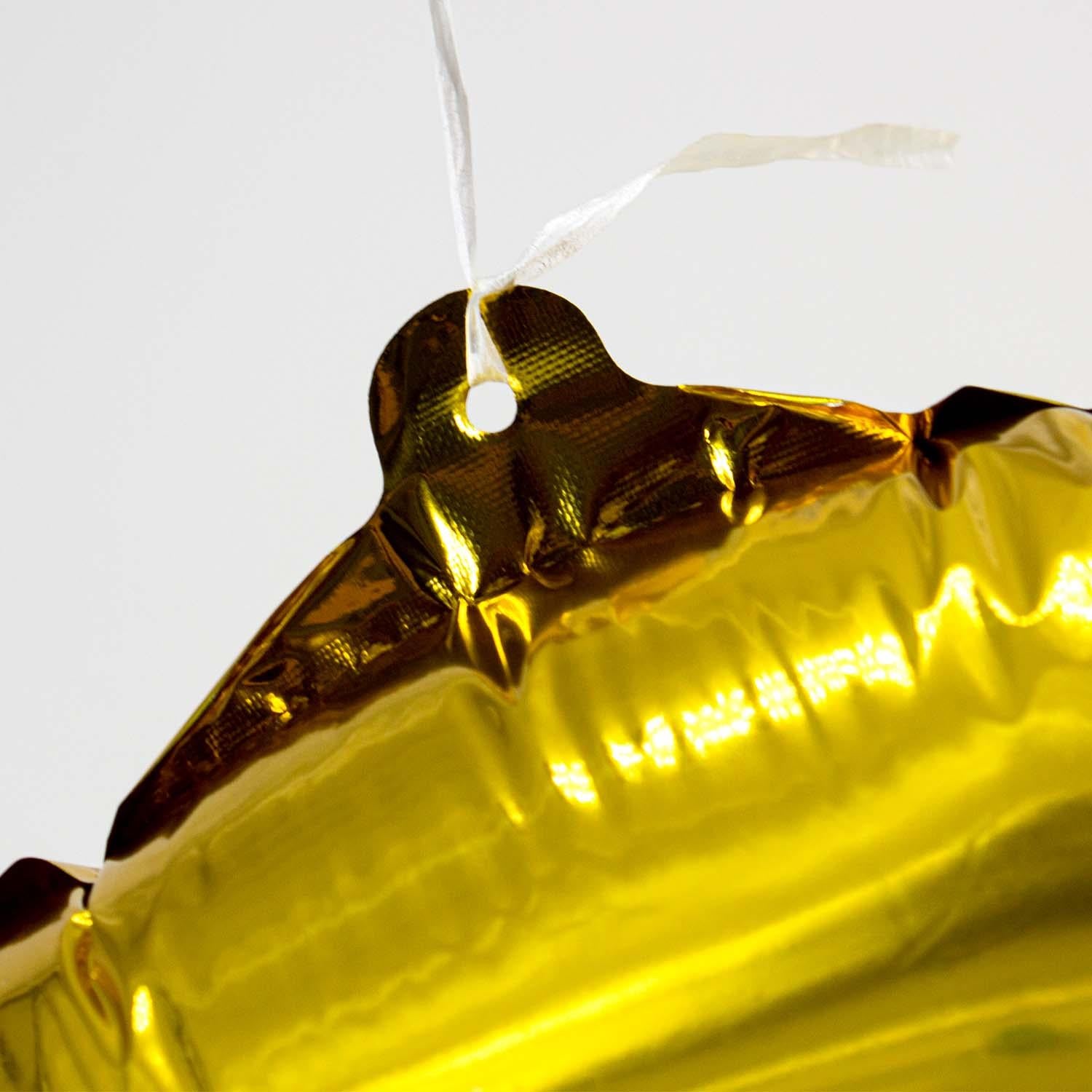 Folienballons Zahlenballon in Gold 100 cm Zahl 0-9 glänzend 2