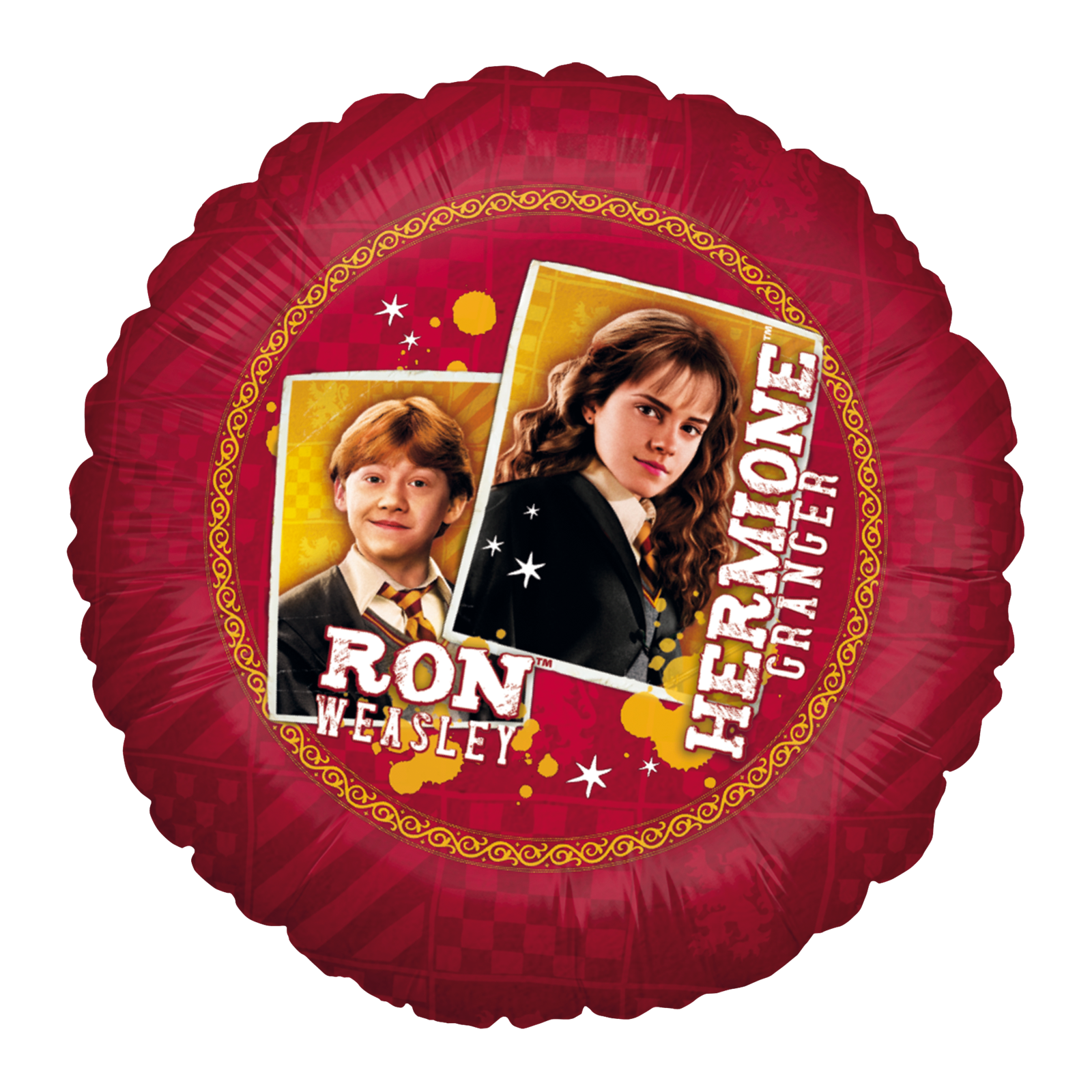 Harry Potter 3er-Set Folienballons Ø45 cm rot-gold 2