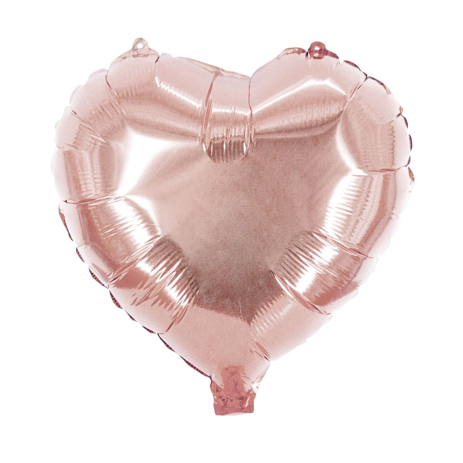 Herz Folienballon Roségold Ø45 cm Party Deko Ballon für Hochzeit oder Geburtstag