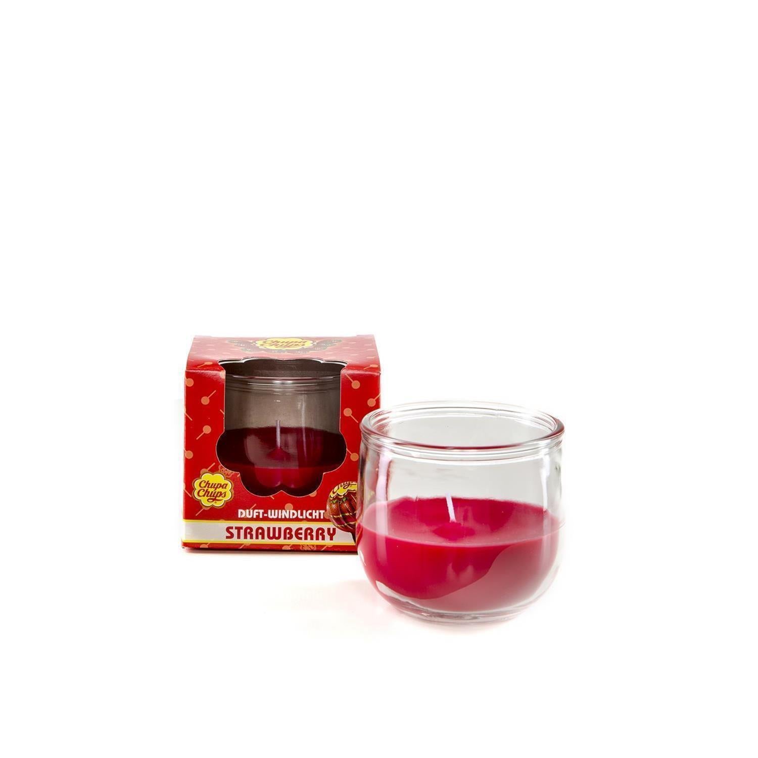 3er Set Chupa Chups Windlichter Strawberry