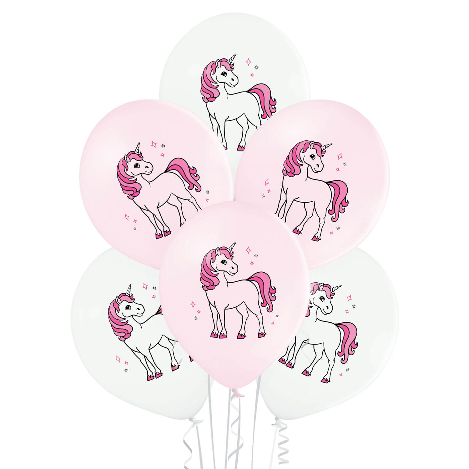 Latexballons 25er Pack Einhorn