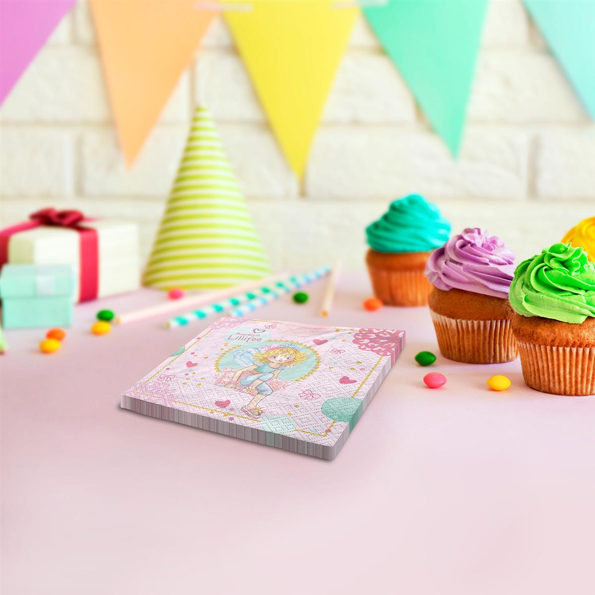 Die Prinzessin Lillifee Servietten 3-lagig, 20er-Pack 3