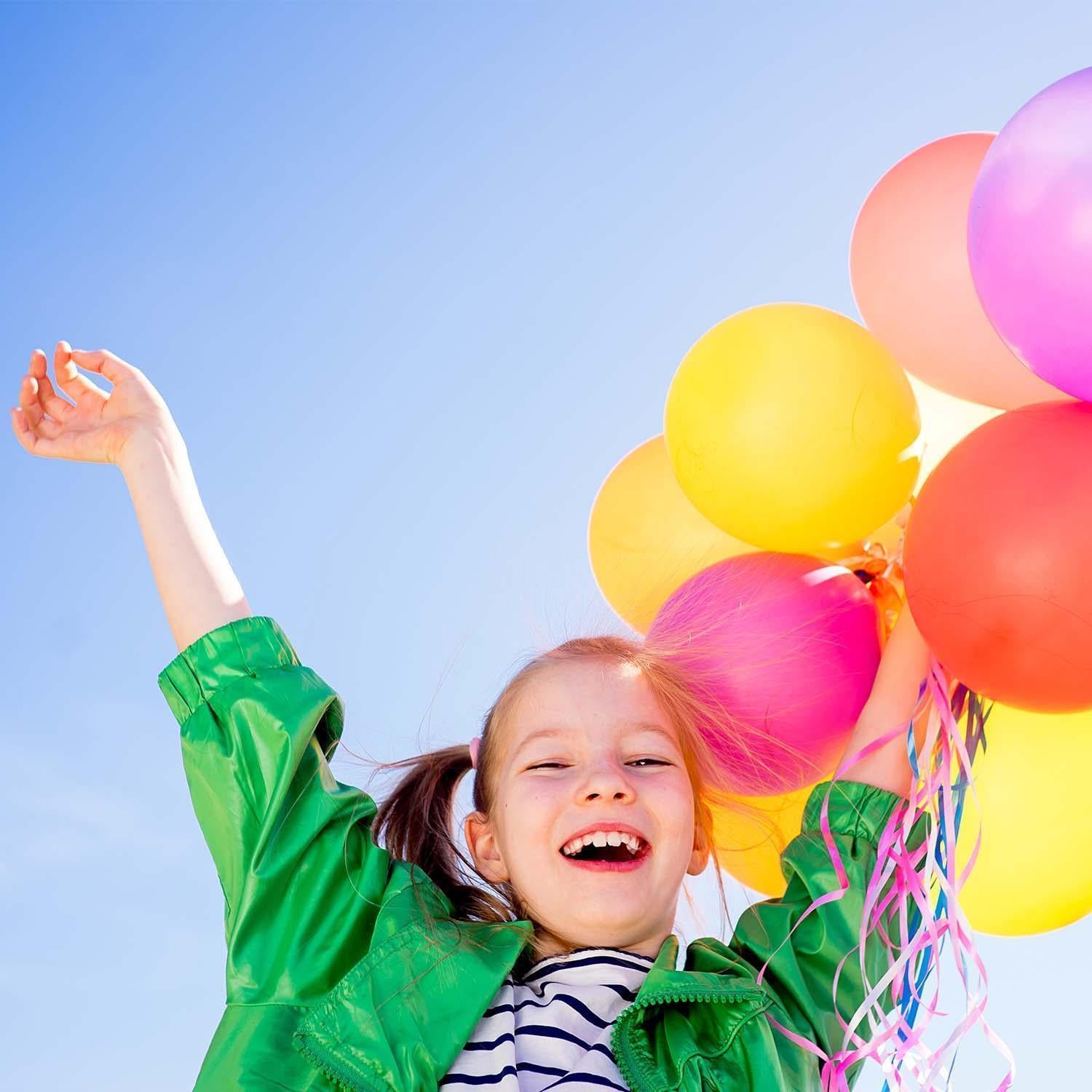 50er Set Latexballons uni bunt ø25cm 5