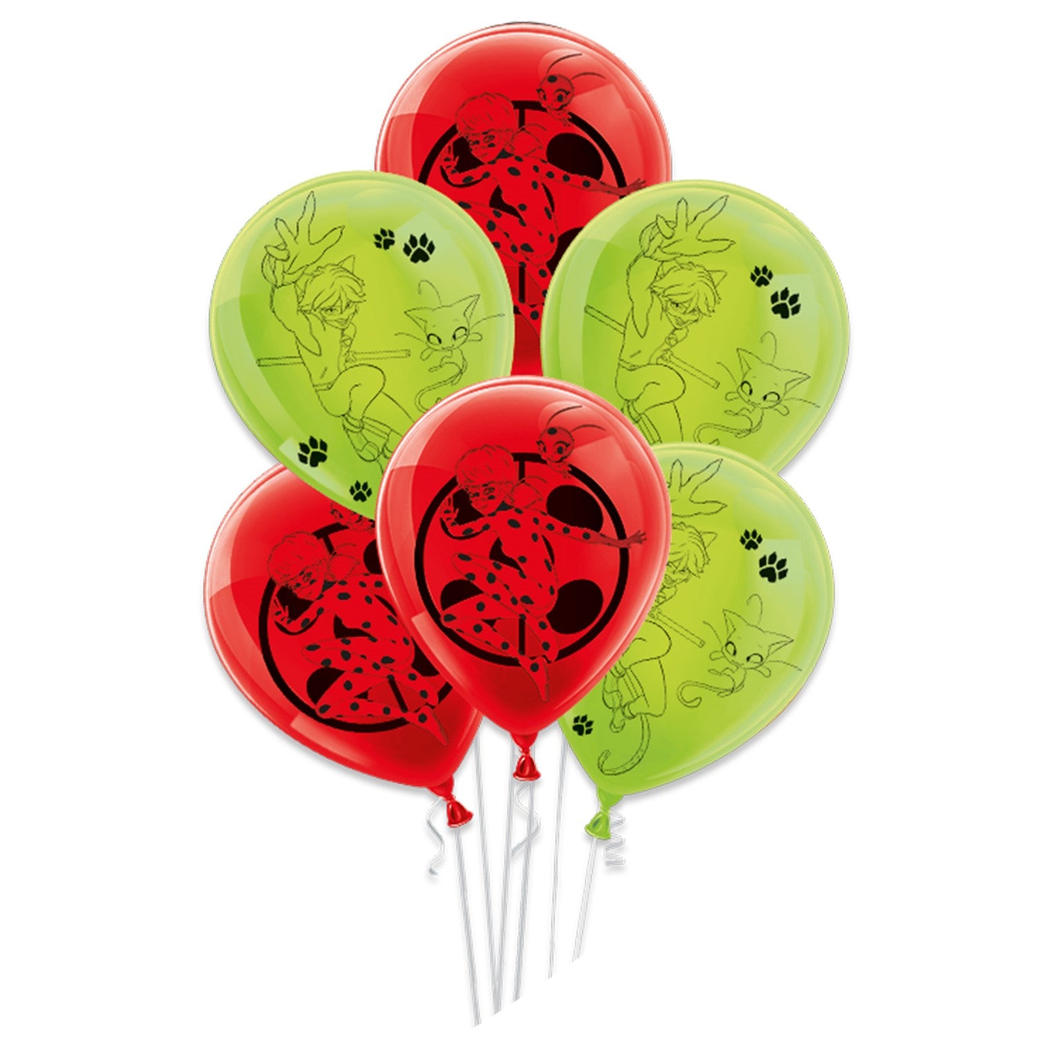 Miraculous Latexballons Set 25 cm 10 Stk.