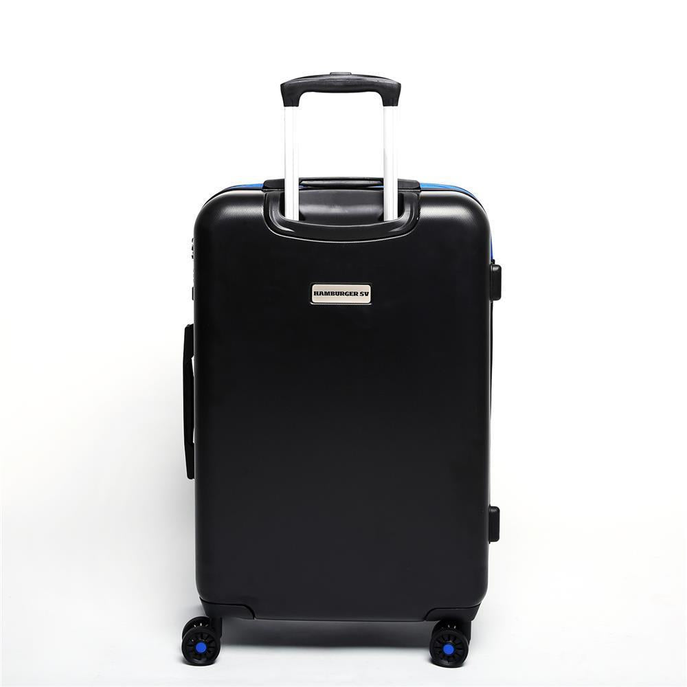 Hamburger SV Reisekoffer 28" schwarz mit TSE Schloss 360° Doppelrollen 3