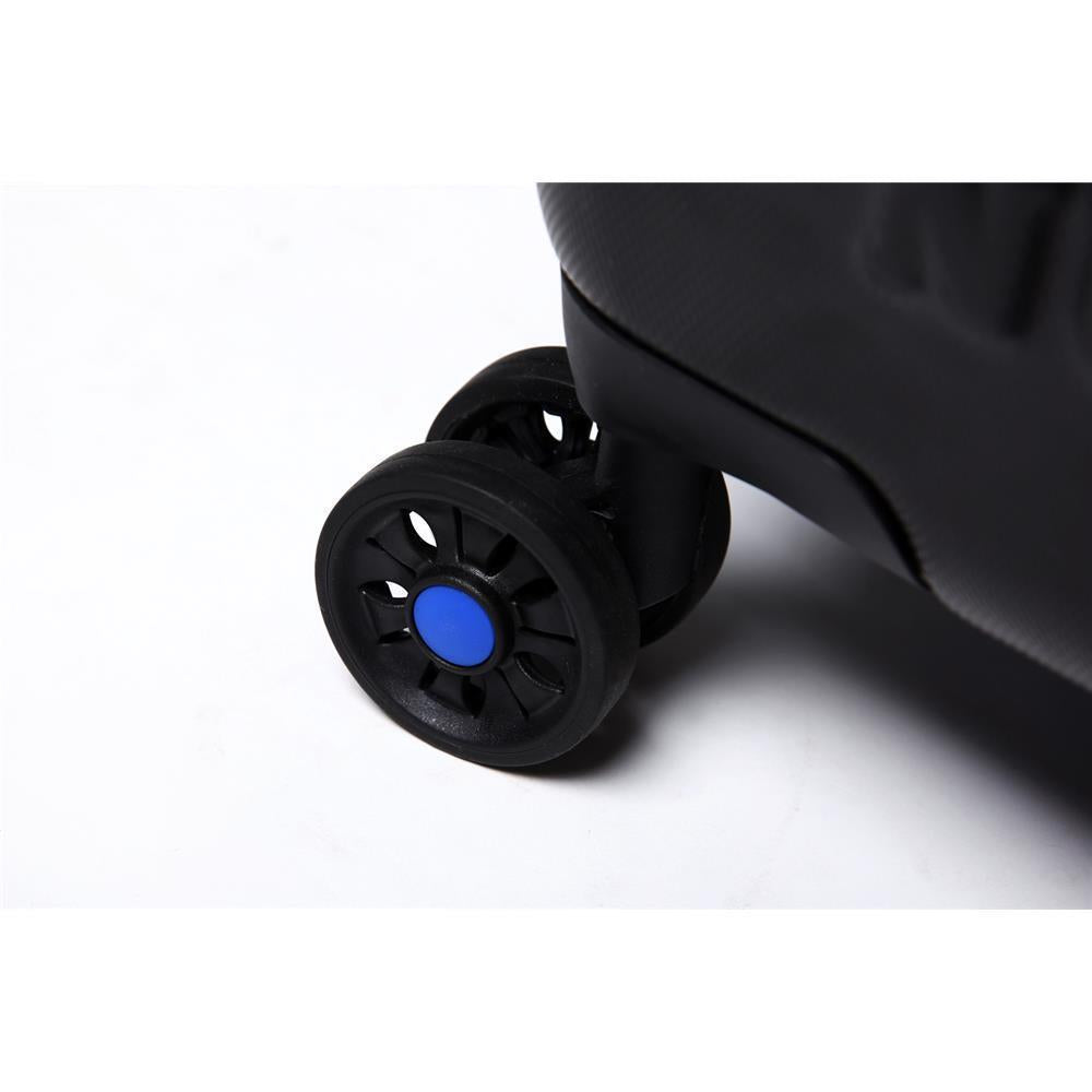 Hamburger SV Reisekoffer 28" schwarz mit TSE Schloss 360° Doppelrollen 7