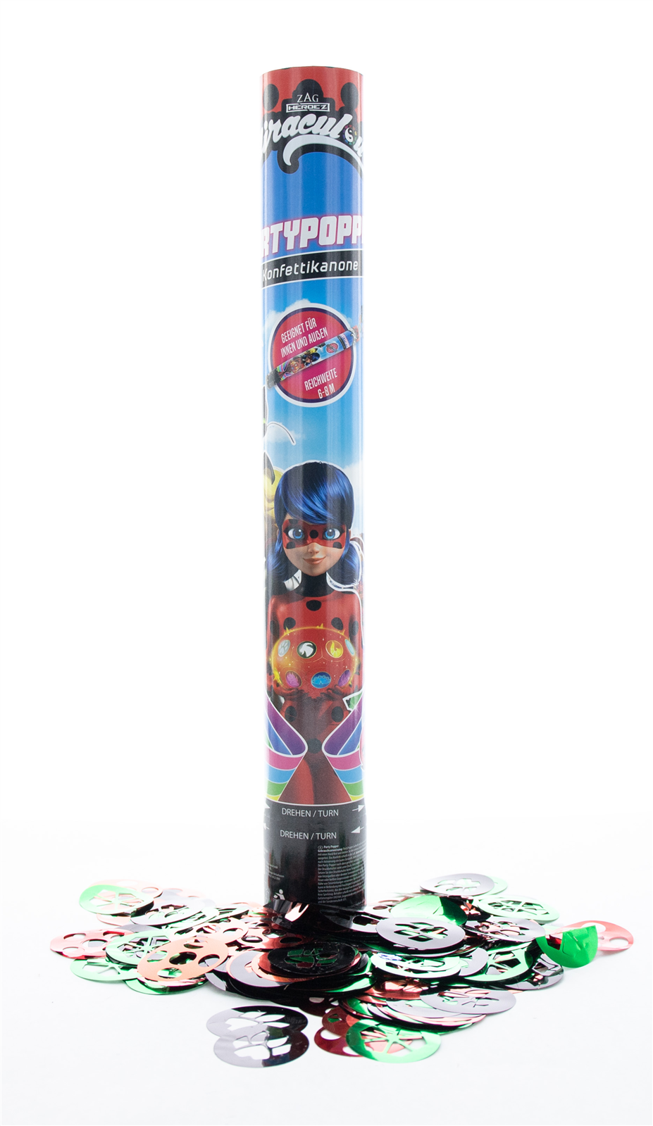 Miraculous Party Popper 40 cm mehrfarbig