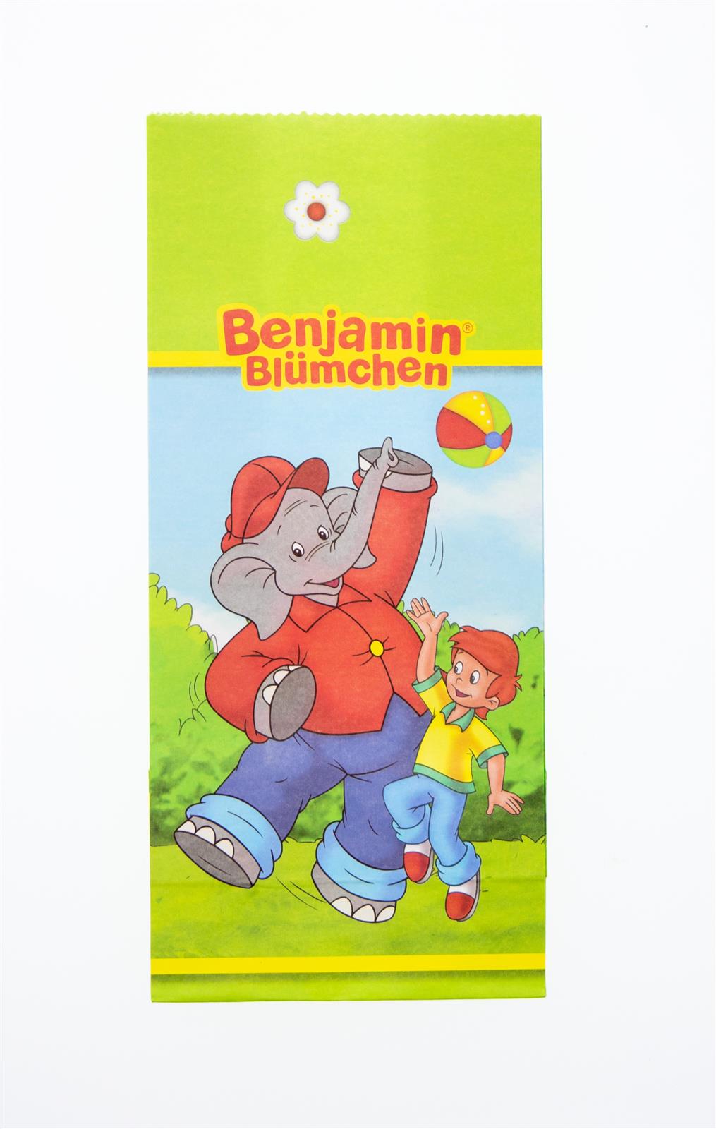 Benjamin Blümchen Party-Tüte Papier inkl. Sticker 10 Stk. 4