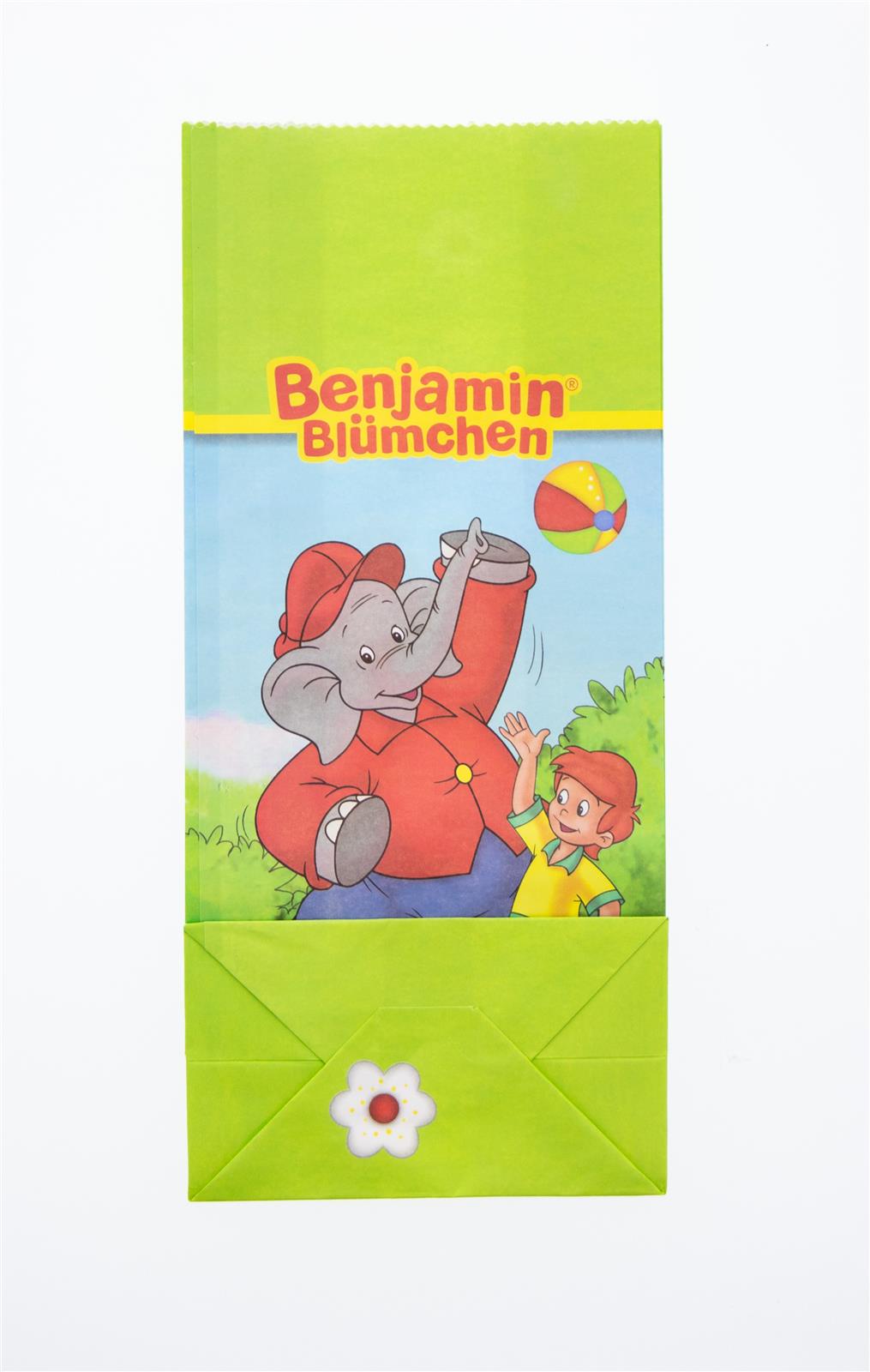 Benjamin Blümchen Party-Tüte Papier inkl. Sticker 10 Stk. 5