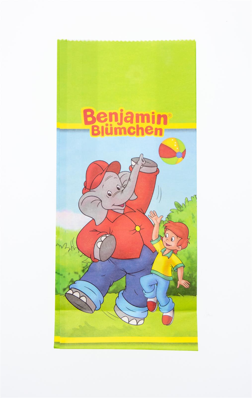 Benjamin Blümchen Party-Tüte Papier inkl. Sticker 10 Stk. 6