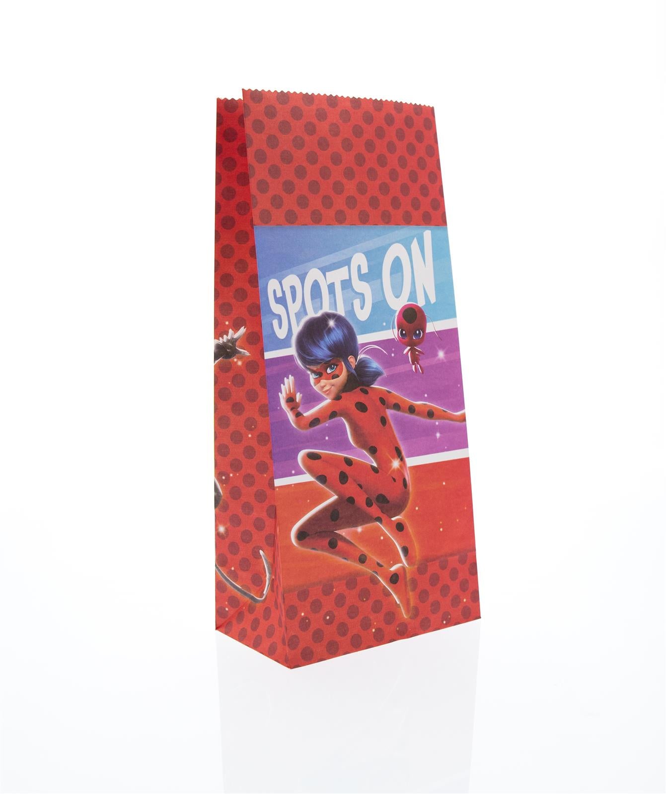 Miraculous Party-Tüte Papier inkl. Sticker 10 Stk.