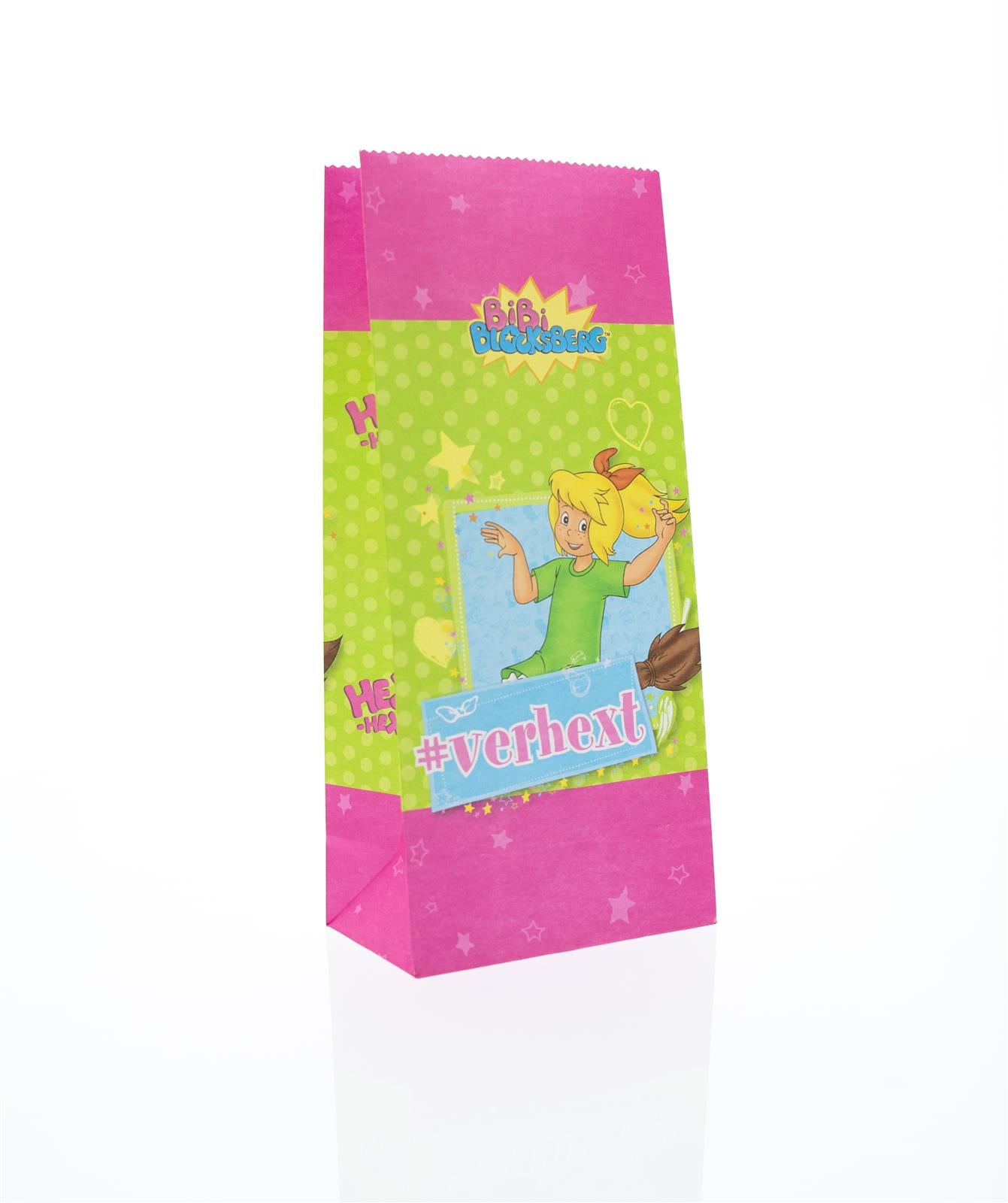 Bibi Blocksberg Party-Tüte Papier inkl. Sticker 10 Stk.