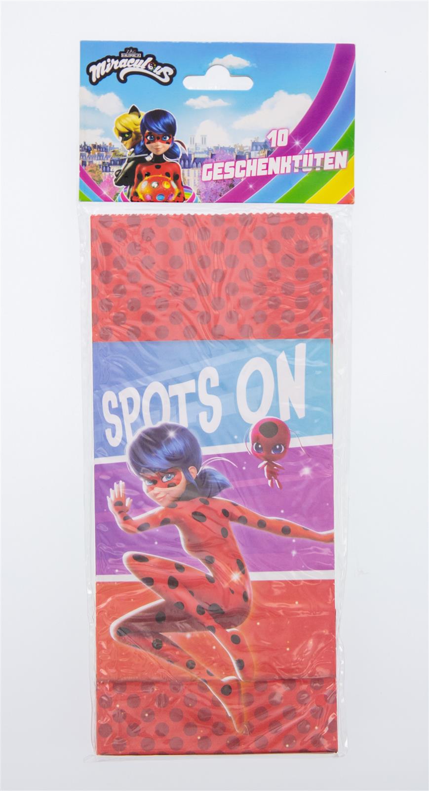Miraculous Party-Tüte Papier inkl. Sticker 10 Stk. 2