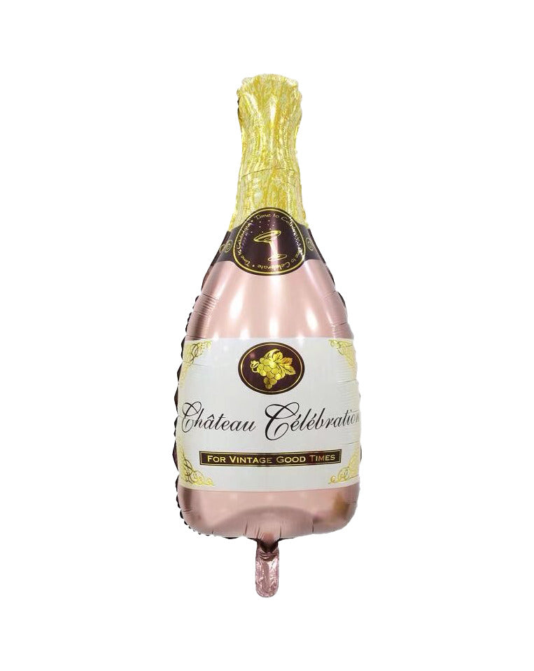 Folienballon Shape Champagner rose 49x103cm 8