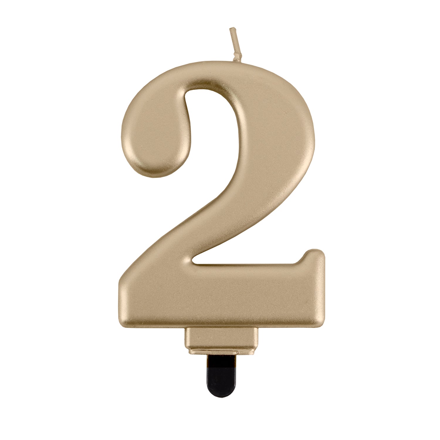 Geburtstags-Kerzen metallic gold Nr. 2