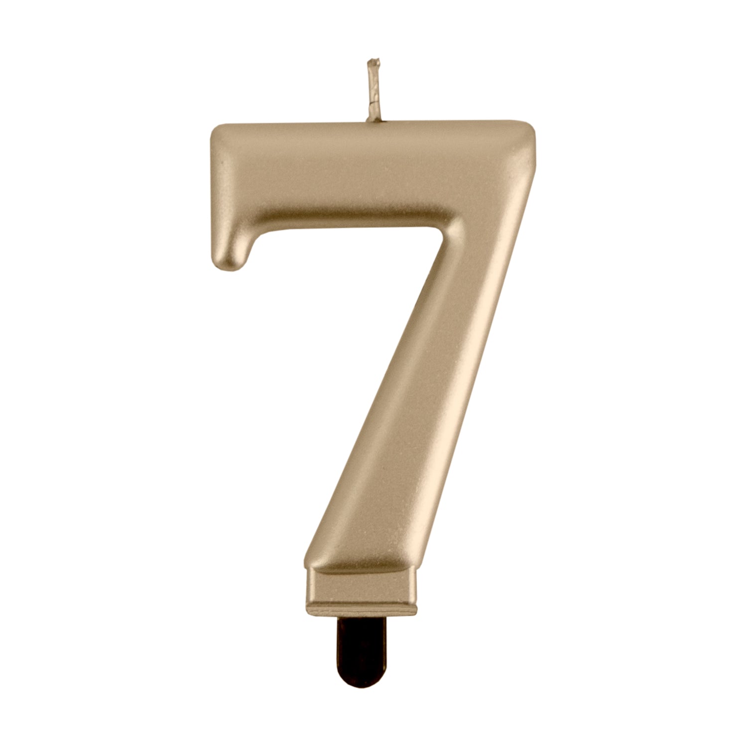 Geburtstags-Kerzen metallic gold Nr. 7