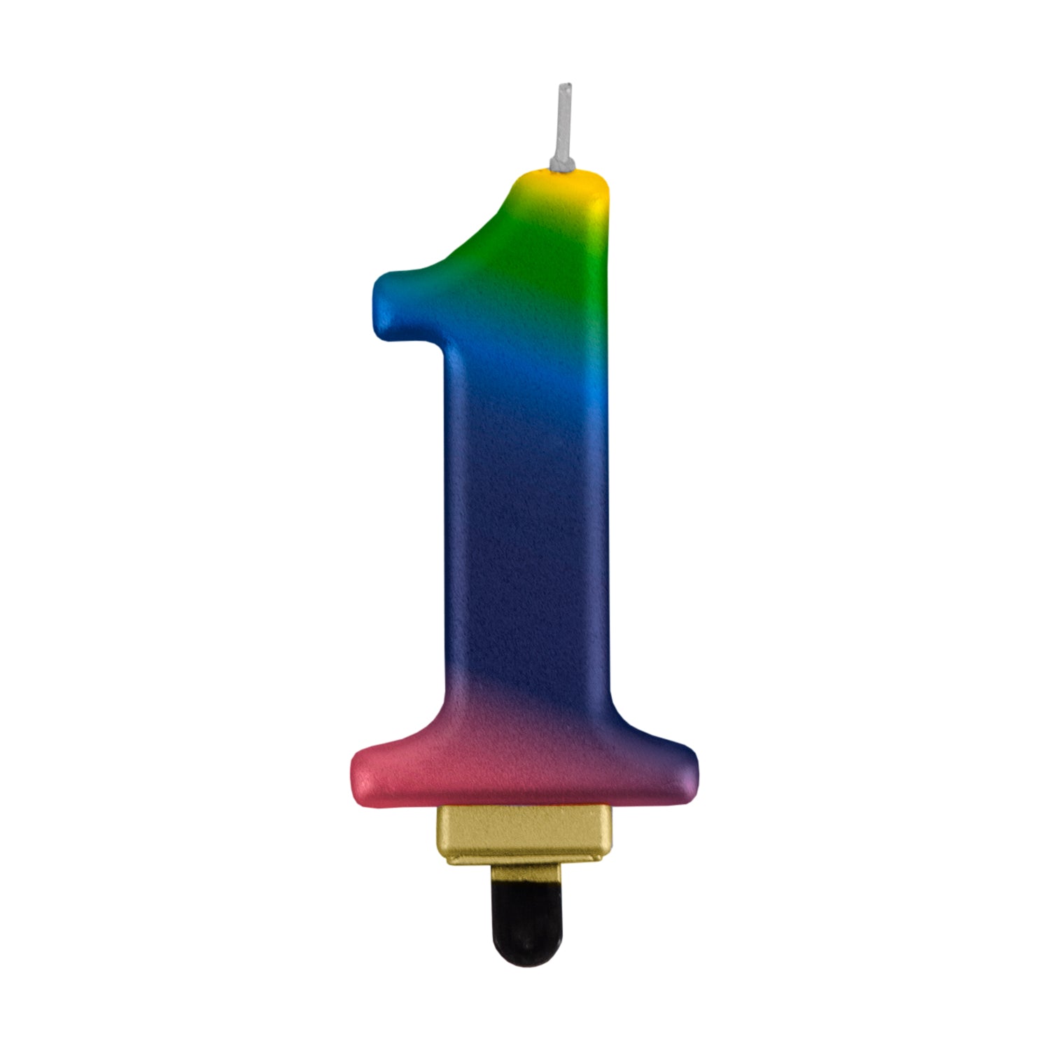 Geburtstags-Kerzen metallic multicolor Nr. 1