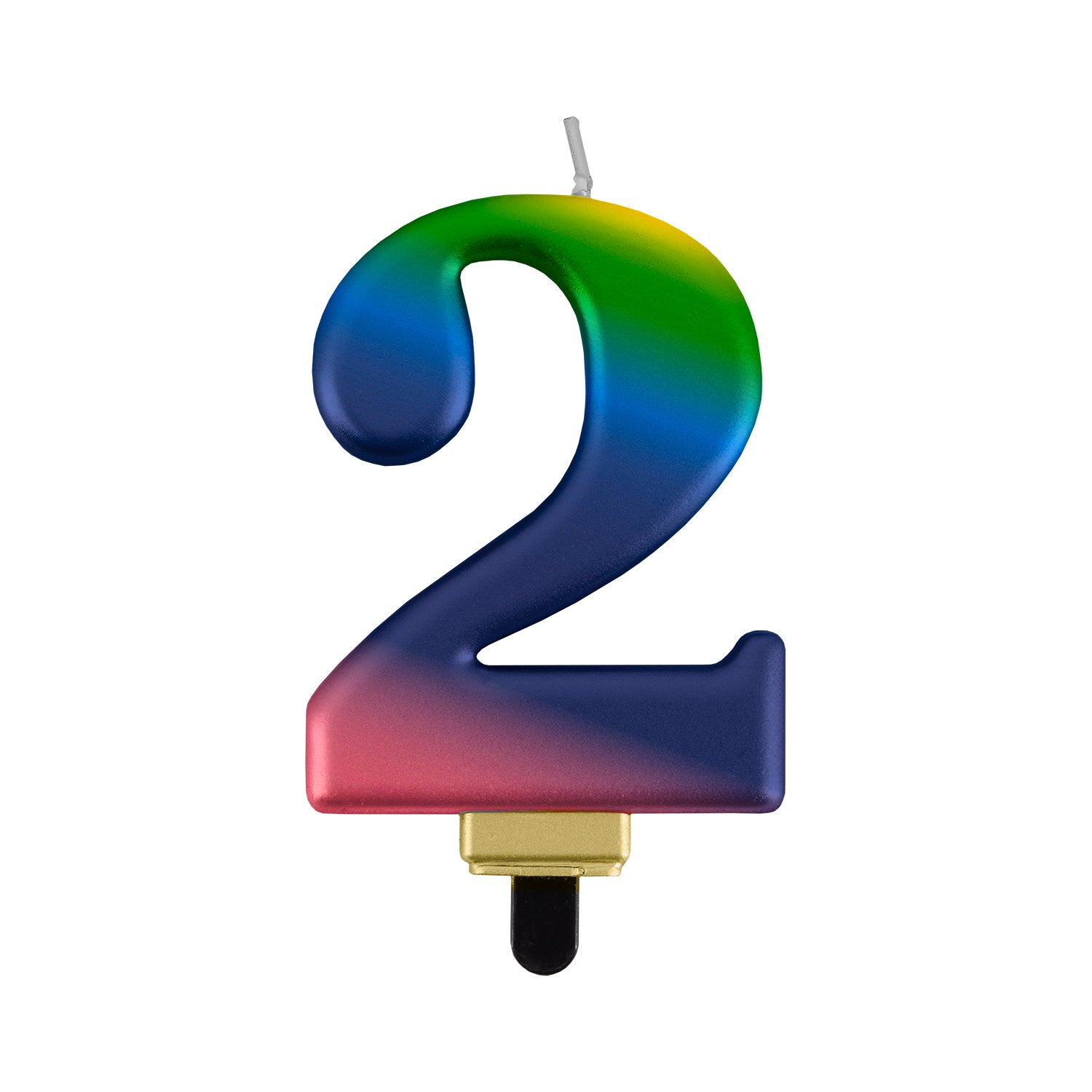 Geburtstags-Kerzen metallic multicolor Nr. 2