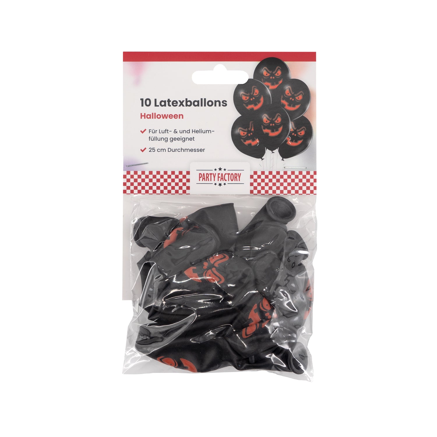 Latexballons 10er Pack Halloween Pumpkin 2