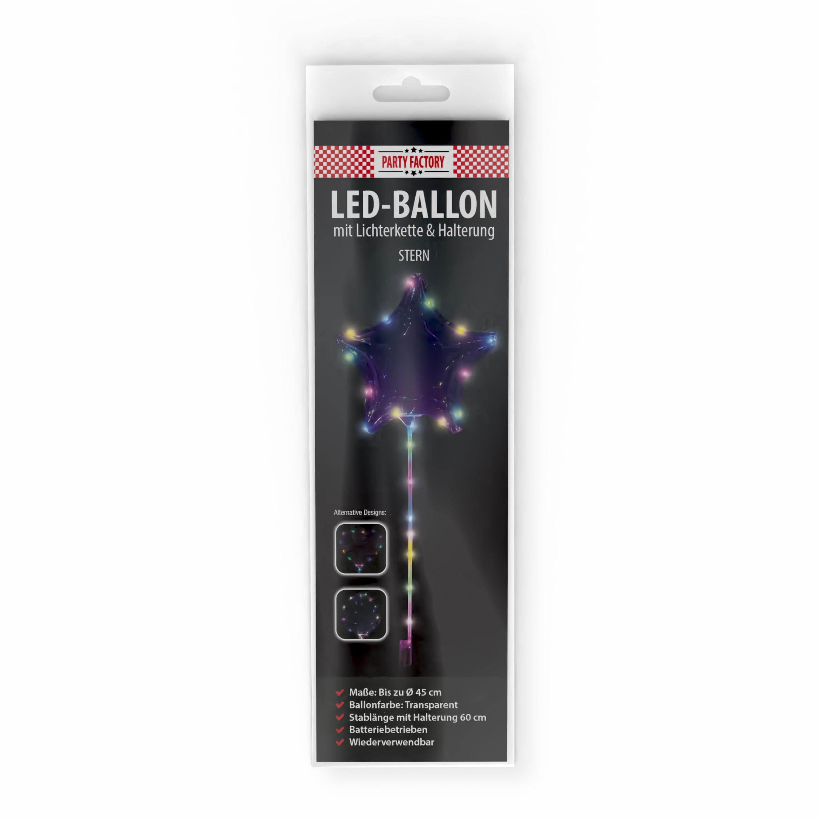 LED Ballon Stern 45cm