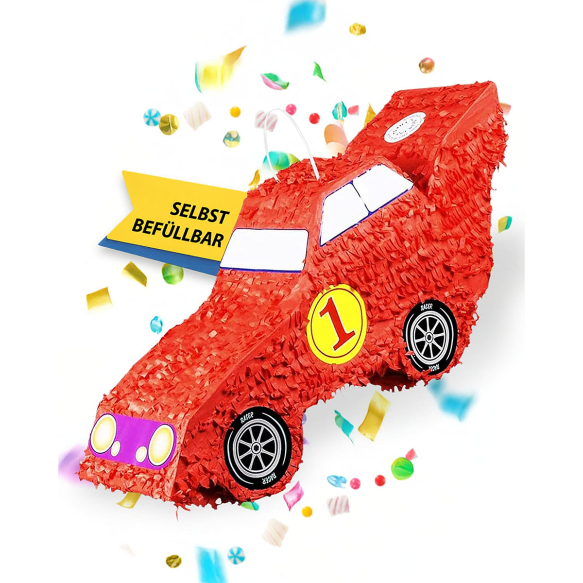 Pinata Rennwagen