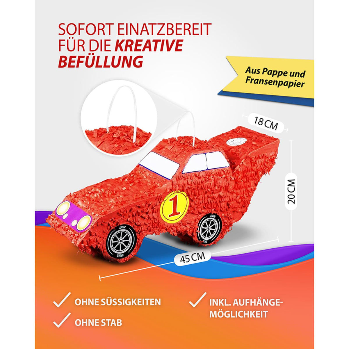 Pinata Rennwagen 3