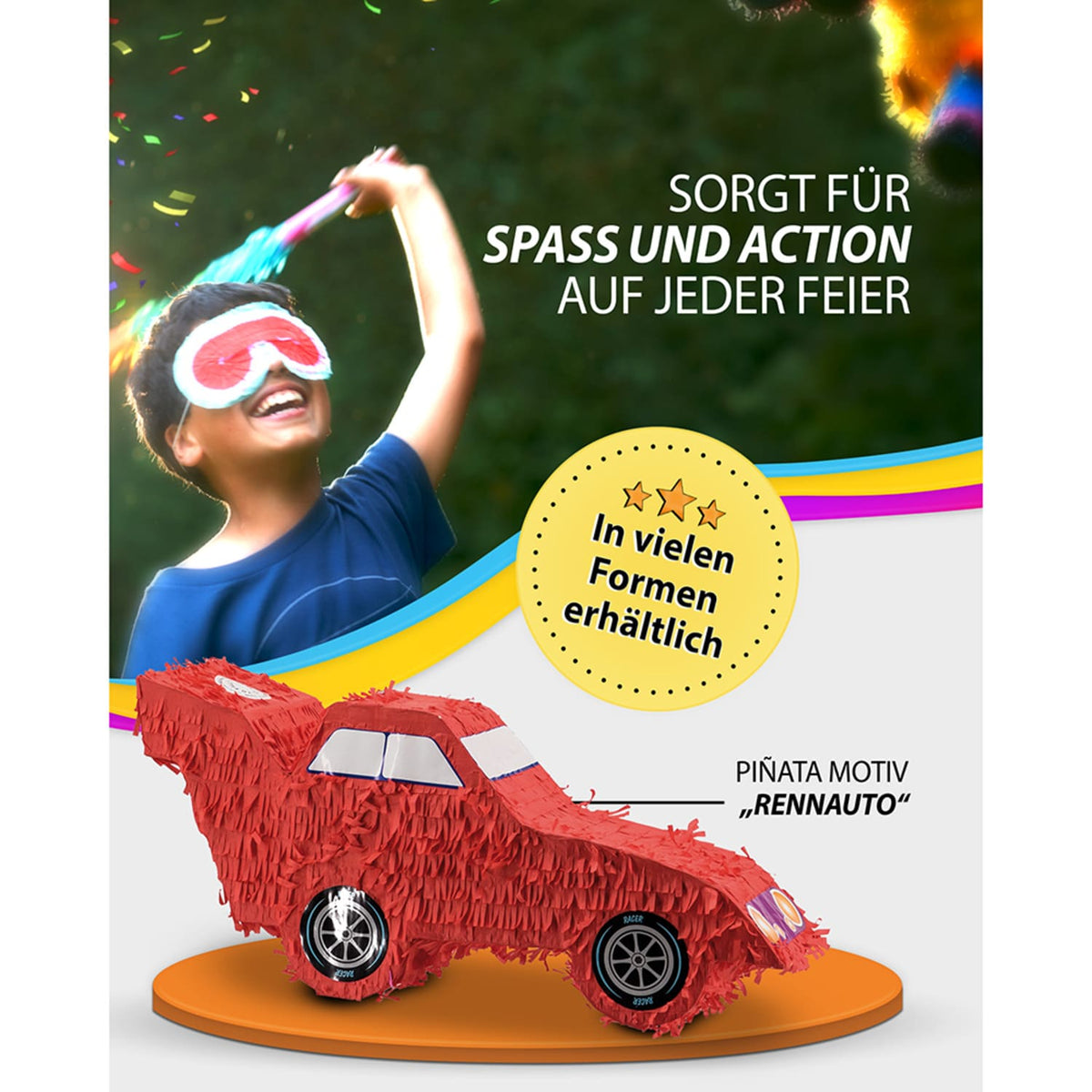 Pinata Rennwagen 4