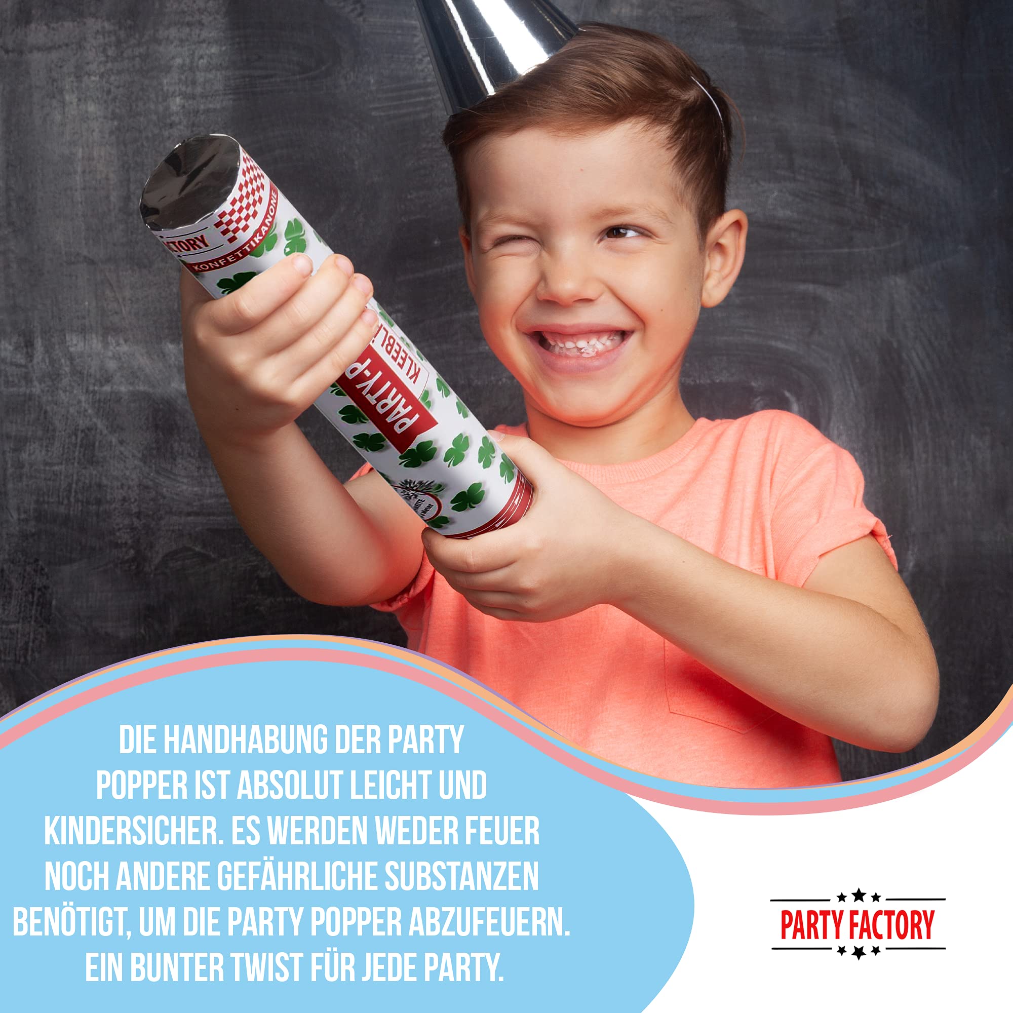 Party Popper 40cm Kleeblatt 5