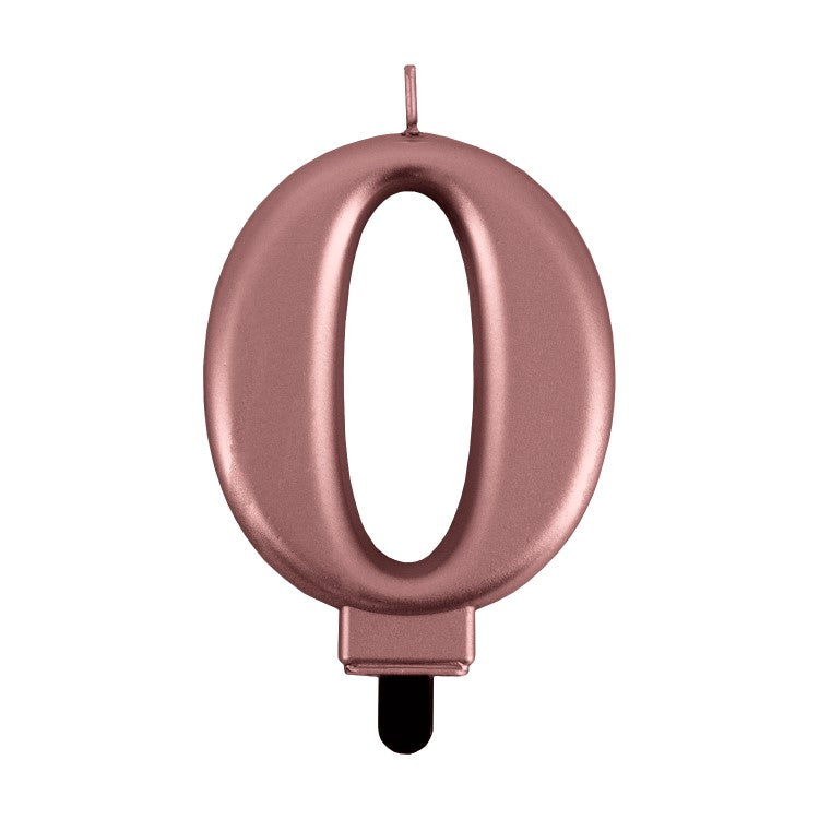 Geburtstags-Kerzen metallic rose Nr. 0