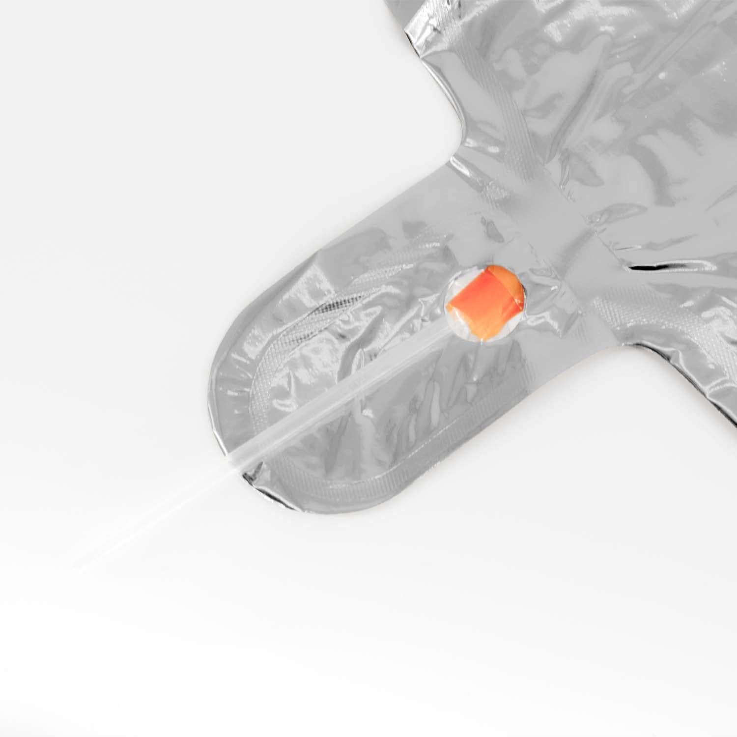 Folienballons Zahlenballon in Silber 100 cm Zahl 0 bis 9 glänzend 3