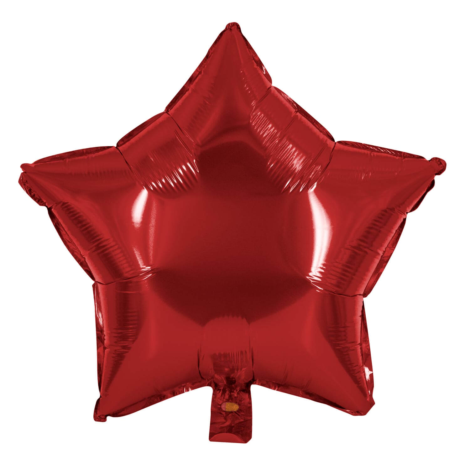 Stern Folienballon rot Ø45 cm Helium Luftballon für Party oder Geburtstag