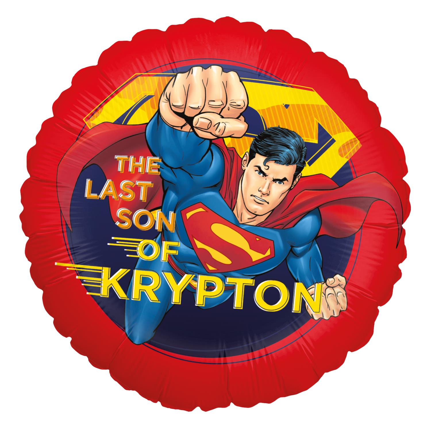 Superman Folienballon - rund Krypton