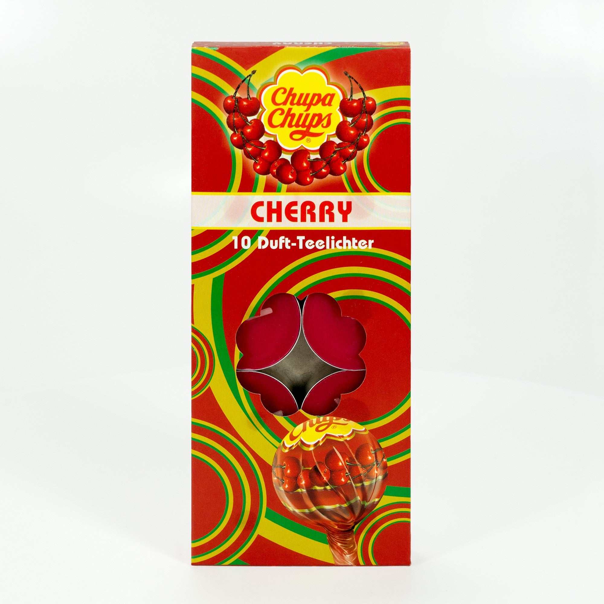 4er Set Chupa Chups Teelichter Strawberry, Cola, Cherry, Strawberry Cream 2